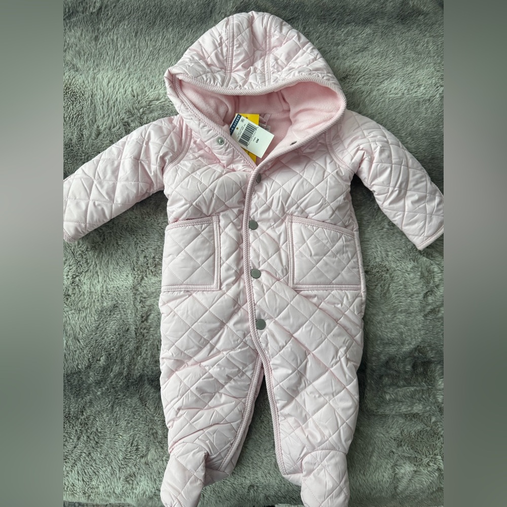 Polo Ralph Lauren light pink baby bunting